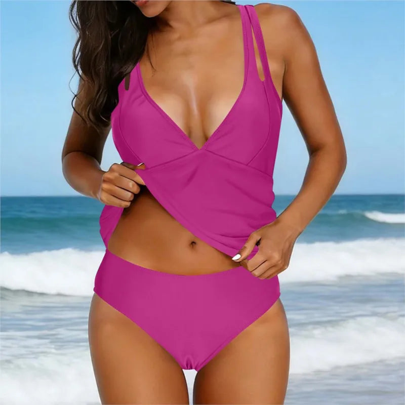 Swimwear Women Swimsuit Sexy Tankini New Push Up Bikinis Set Brazilian Bathing Suit Beachwear Biquini Two Piece Suits 2026