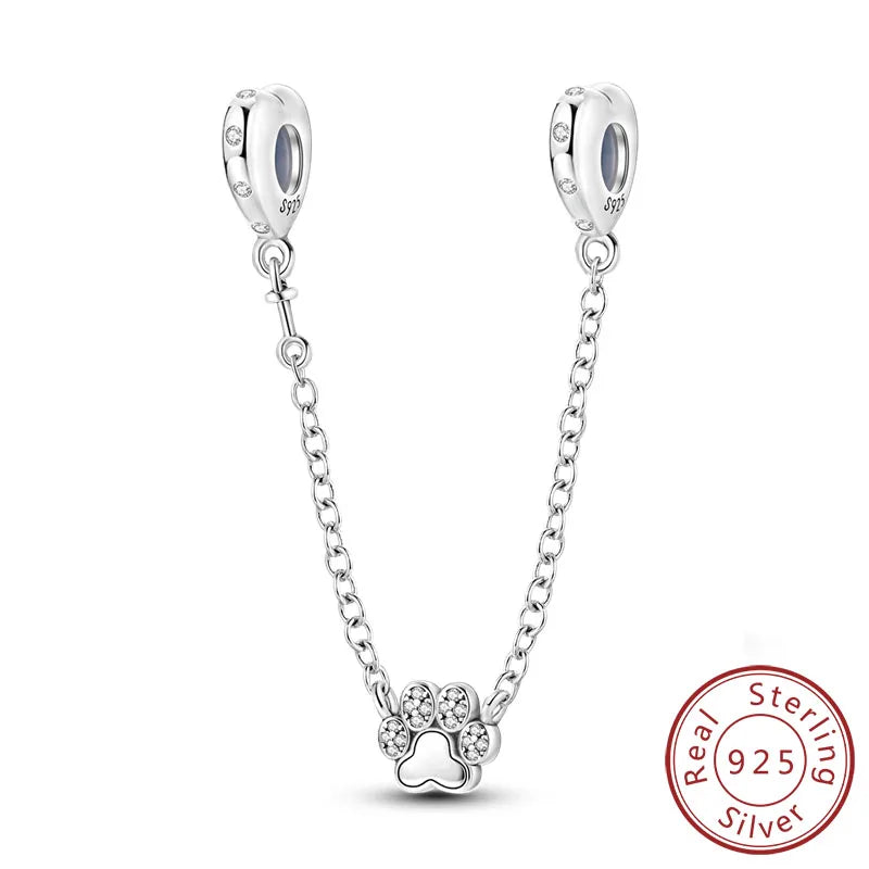 Silver Bow Charms 925 Sterling Silver Pink Heart-shaped Bow Pendants Charms Beads Fit Original S925 Bangle Bracelets DIY Jewelry