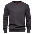 Autumn Winter Pure Cotton Mens Sweaters O-Neck Long Sleeve Sweatshirts Pullovers Casual Sport Sweatshirt for Men Männer Pullover