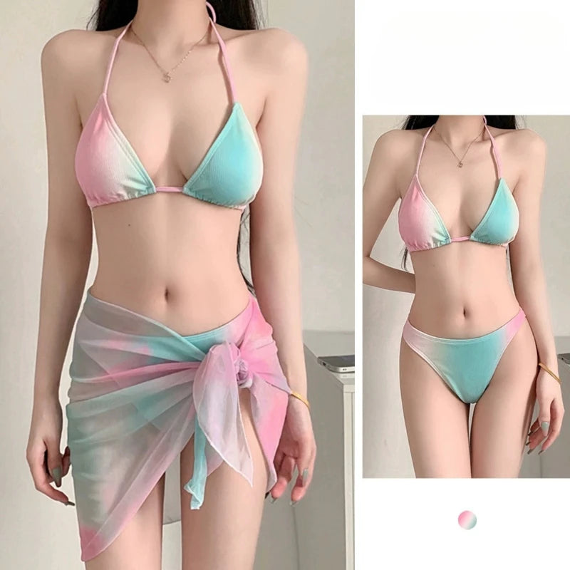 Sexy Women Bikini 2026 New Arrivals Pink Blue Swimwear Sets Slimming Push Up Bathing Suit Beach Party Bikini