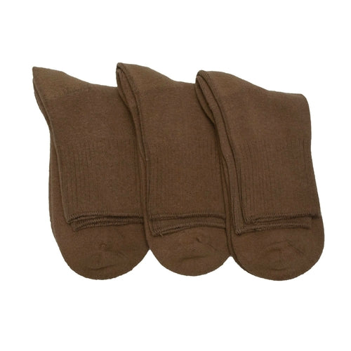 Men's Cotton Quarter Cushioned 3 Pair Pack Socks - Non-Binding Cuff is