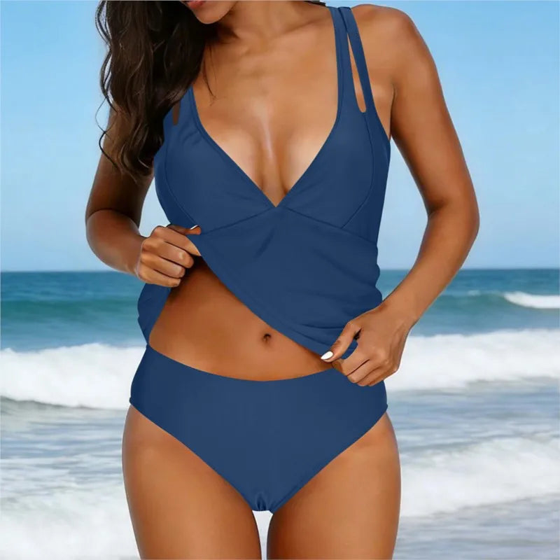 Swimwear Women Swimsuit Sexy Tankini New Push Up Bikinis Set Brazilian Bathing Suit Beachwear Biquini Two Piece Suits 2026
