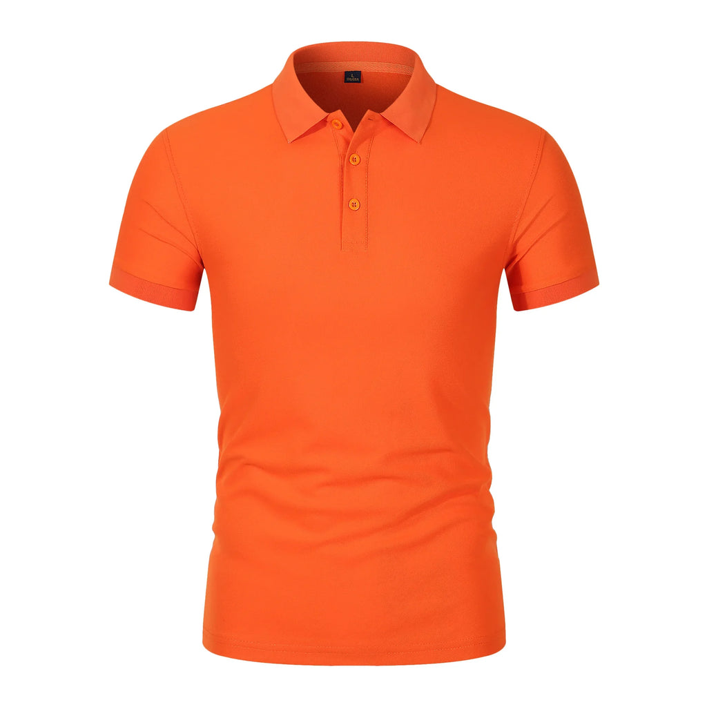 2025 heißer Verkauf männer Sommer Casual Atmungsaktive Bequeme Polo-Shirt männer Einfarbig Hohe Qualität Kurzarm T-Shirt ﻿