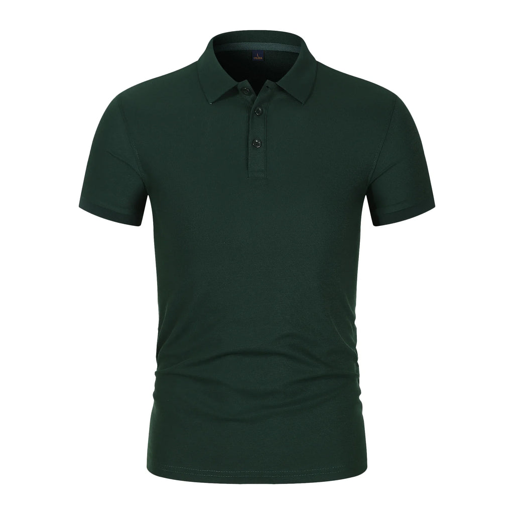 2025 heißer Verkauf männer Sommer Casual Atmungsaktive Bequeme Polo-Shirt männer Einfarbig Hohe Qualität Kurzarm T-Shirt ﻿