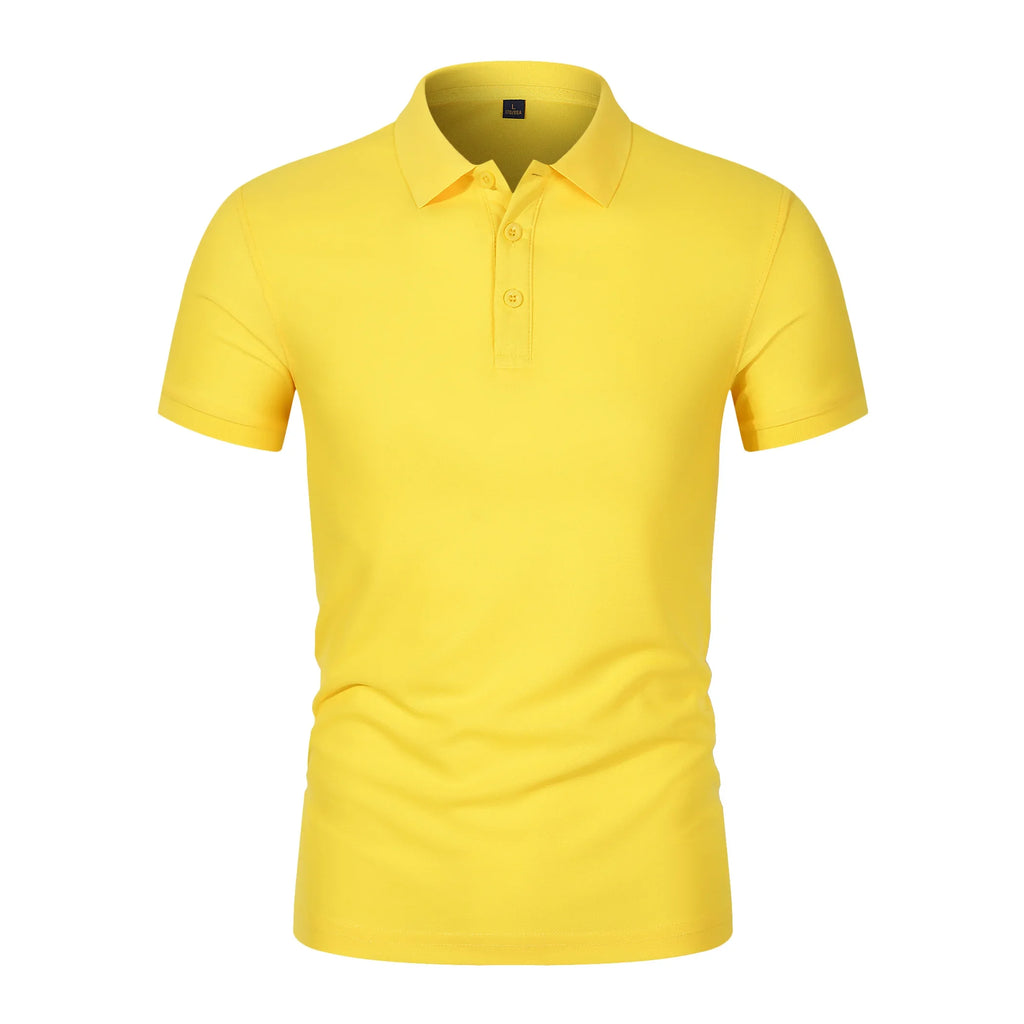 2025 heißer Verkauf männer Sommer Casual Atmungsaktive Bequeme Polo-Shirt männer Einfarbig Hohe Qualität Kurzarm T-Shirt ﻿