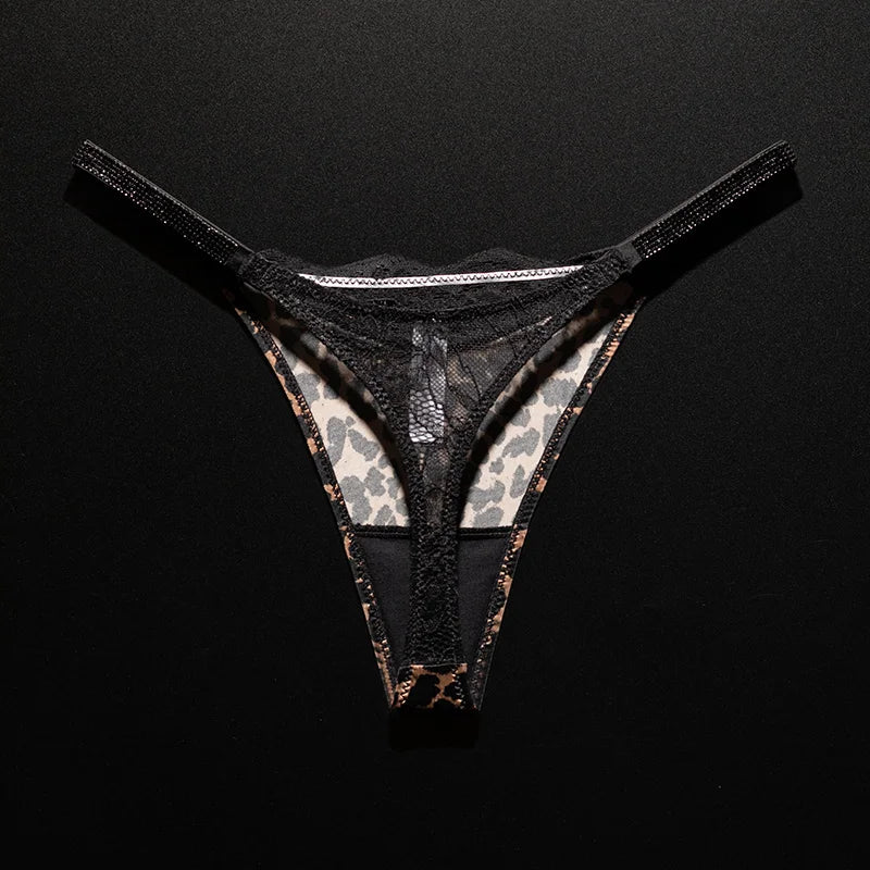Rhinestone Lace Sexy Girls Women Panties Seamless Underwear G String Letter Transparent Thong For Female Low Rise Ladies Briefs
