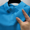 2025 heißer Verkauf männer Sommer Casual Atmungsaktive Bequeme Polo-Shirt männer Einfarbig Hohe Qualität Kurzarm T-Shirt ﻿
